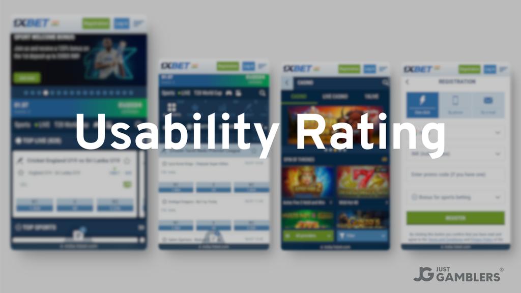 1XBet Usability