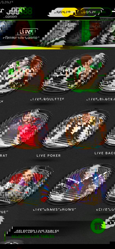 888 casino live casino mobile