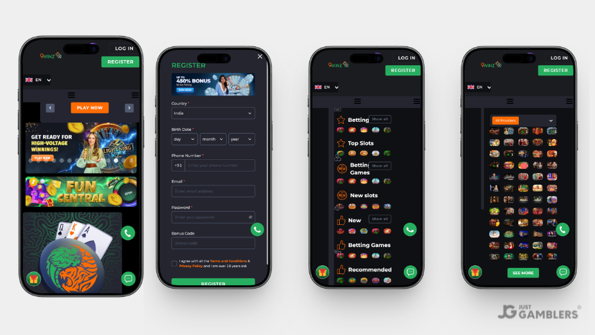 9Winz India Screenshots Newest Casino