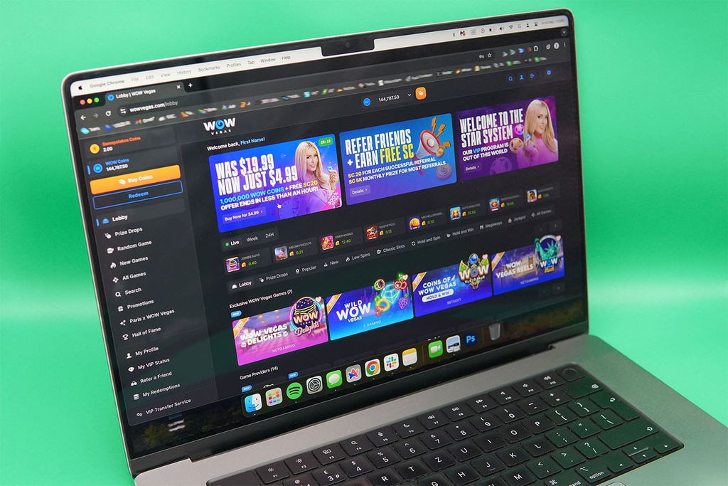 WOW Vegas Desktop Overview