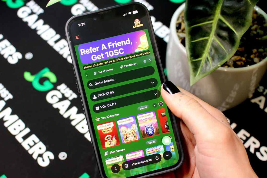 A1 casino landing page overview