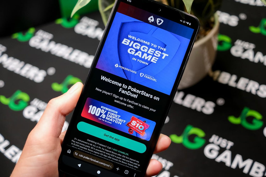 Photo April 2025 iGaming news FanDuel PokerStars launch.