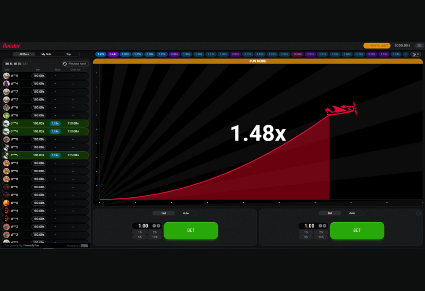 Aviator red Plane Crash