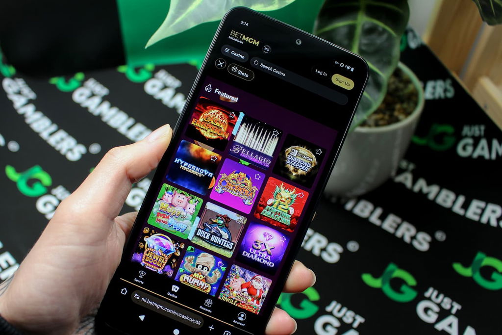 Photo of the best online casino in Michigan: BetMGM.