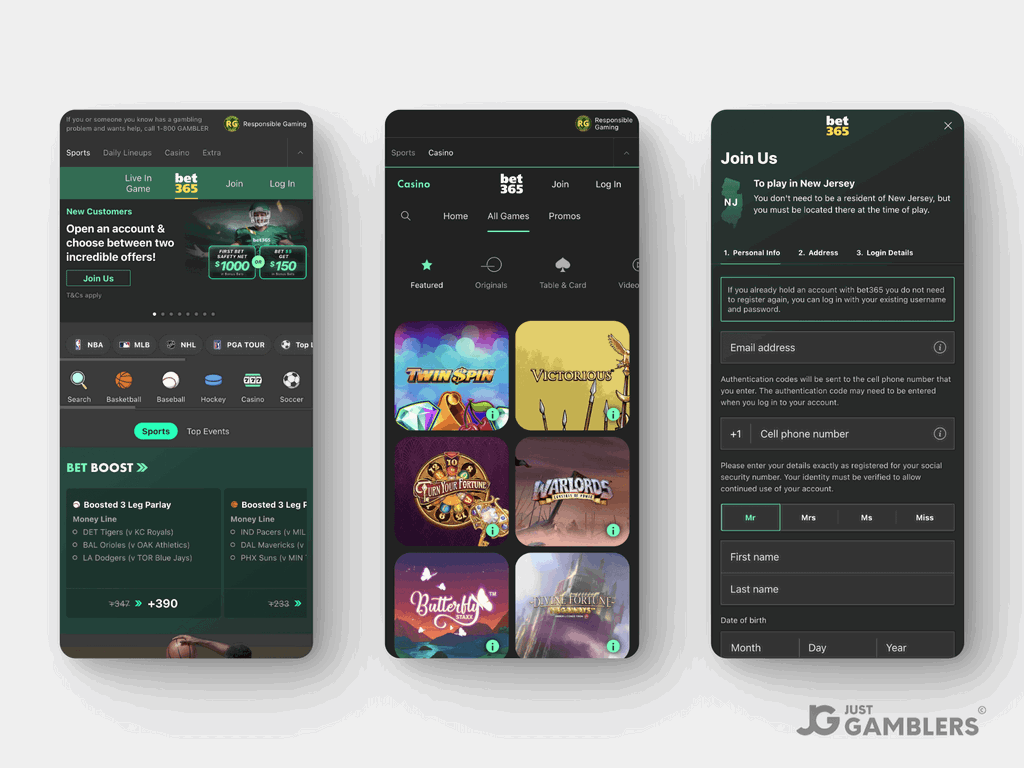 Bet365 Casino Product Preview Mobile