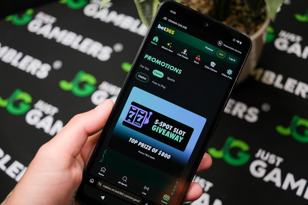 Photo of bet365 Casino promotions.