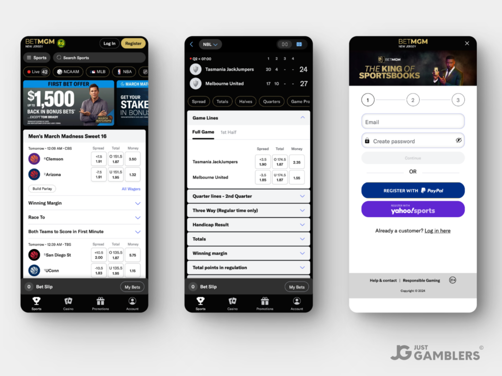 BetMGM Sportsbook Product Preview Mobile