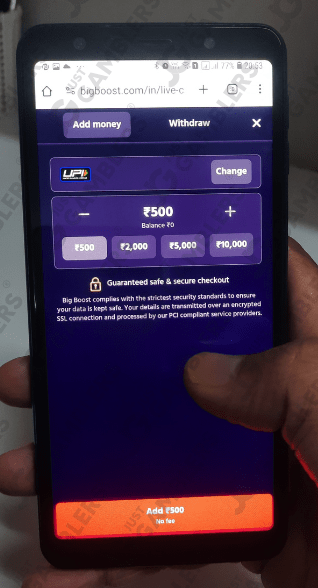 Big Boost Deposit INR