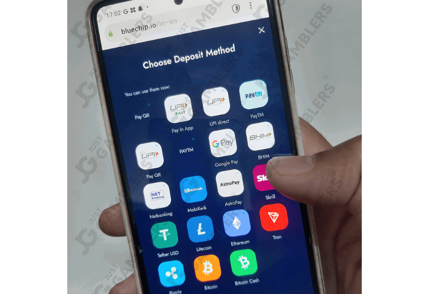 BlueChip Deposit Methods