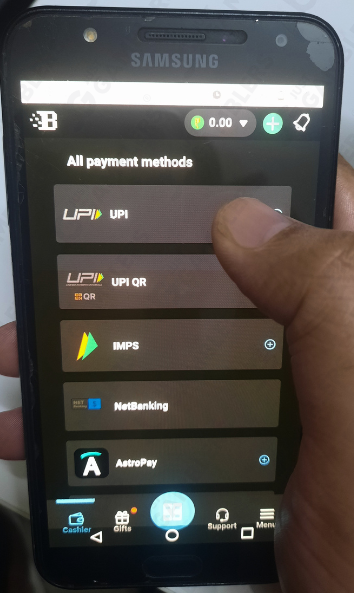 Bons Deposit Methods