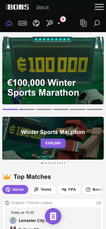 bons sports mobile