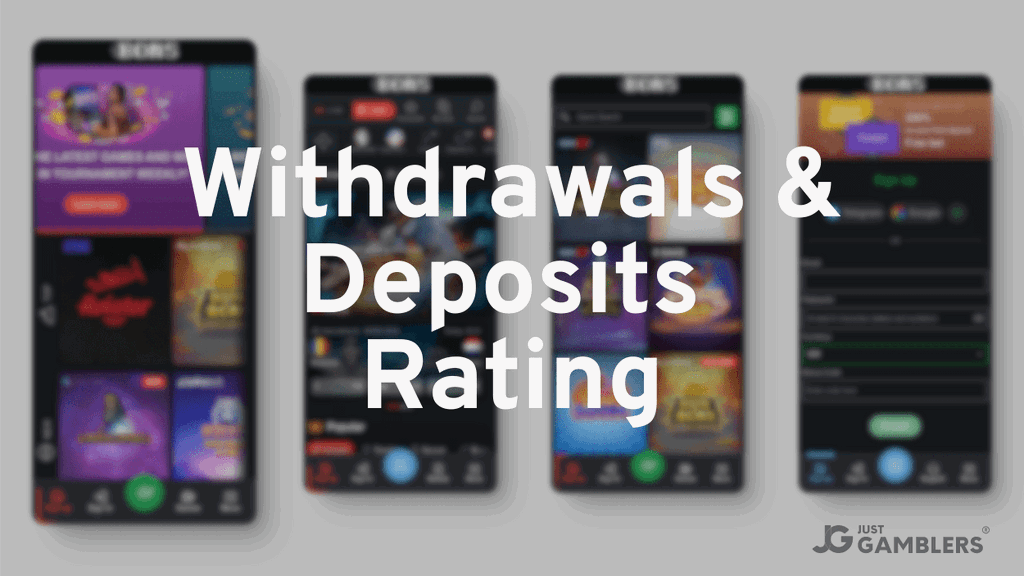 Bons Withdrawals Deposits