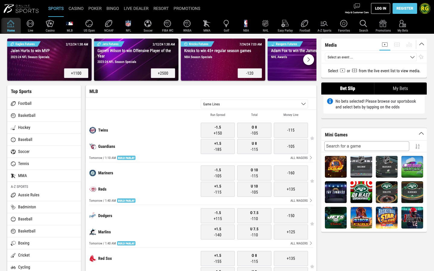 Borgata Casino United States Sports