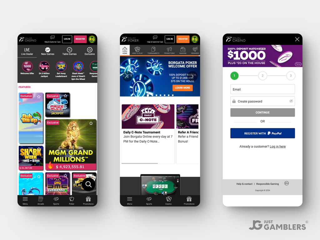 Borgata Gambling PA Product Preview Mobile
