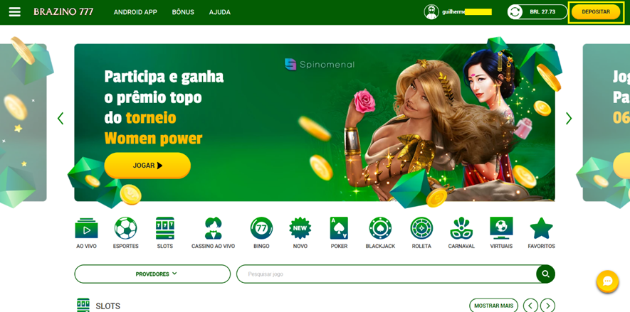 botao para solicitar o saque brazino777
