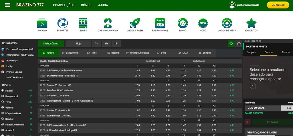 Brazino777 Apostas Esportivas