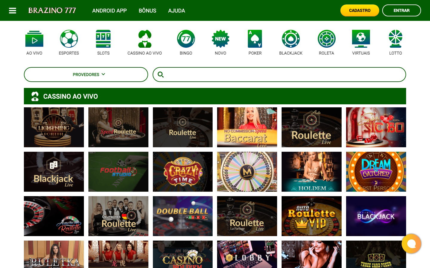 brazino777 cassino ao vivo