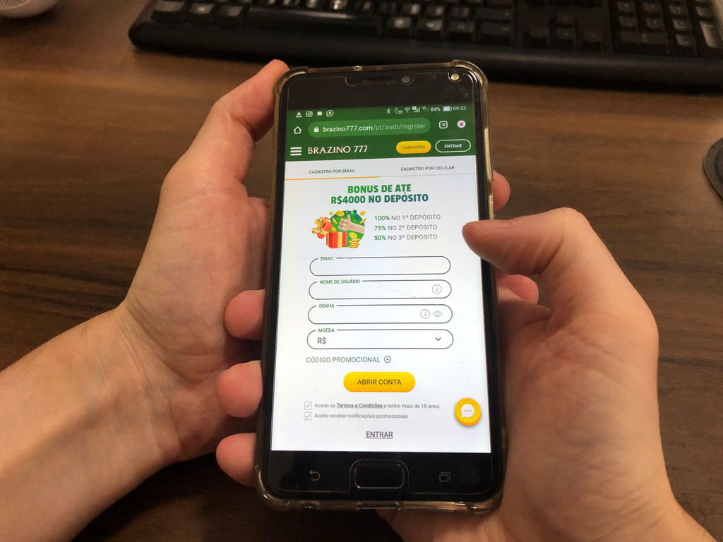 Brazino777 Criando Conta