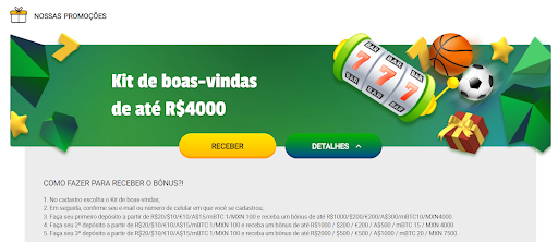 Brazino777 Kit De Boas Vindas