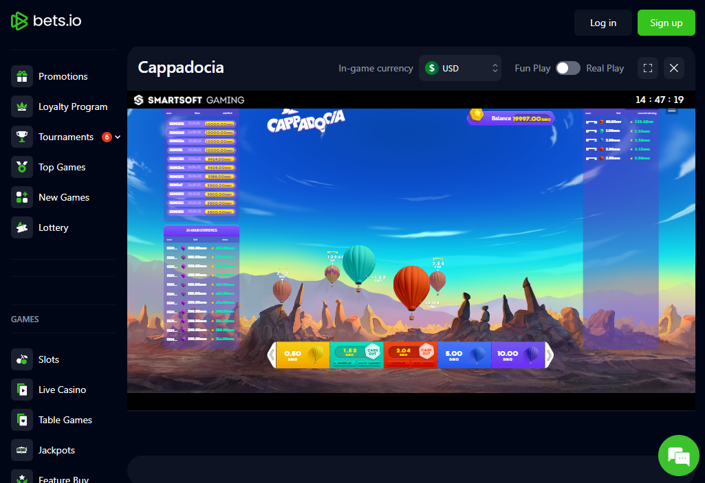 Cappadocia Bets io US