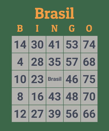 Cartela de Bingo