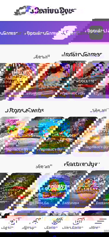 casino days india casino mobile