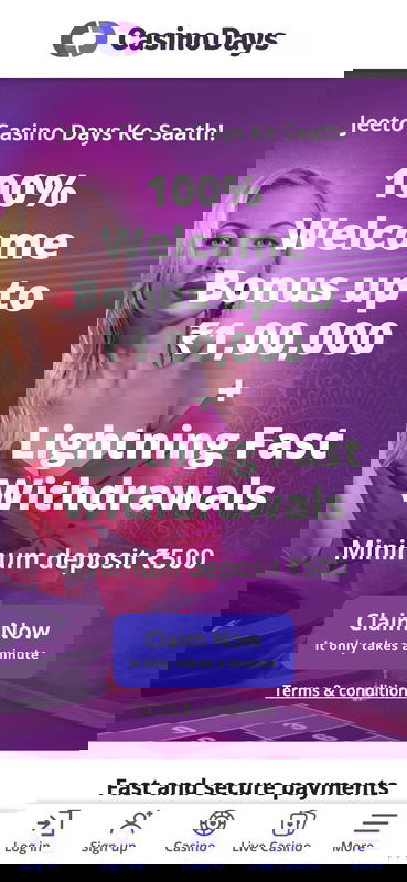 casino days india review mobile