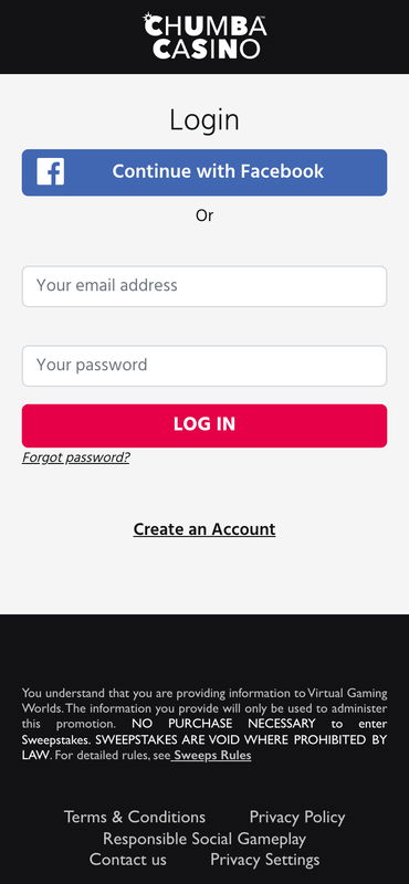 chumba casino united states register mobile