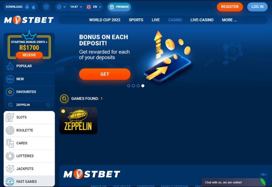 Crash Game Zeppelin Mostbet