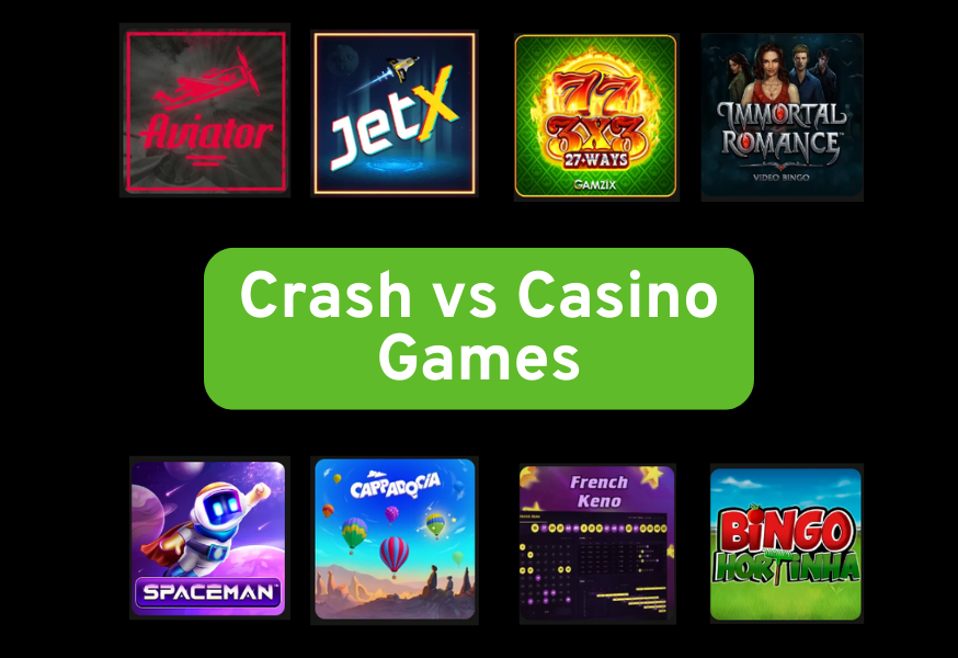 Crash Games vs Classic Casino Games