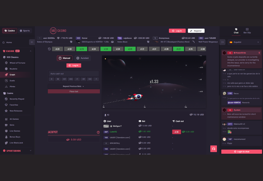 CSGO Crash 500 Casino Best VIP