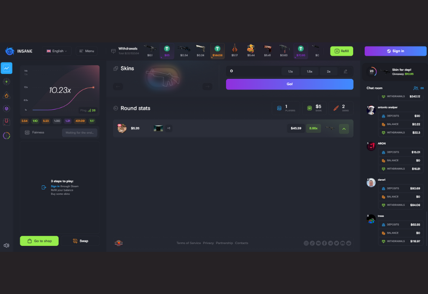 CSGO Crash Insane Best Withdraw