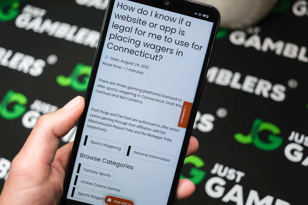 Photo of getting started with online sports wagering in Connecticut.