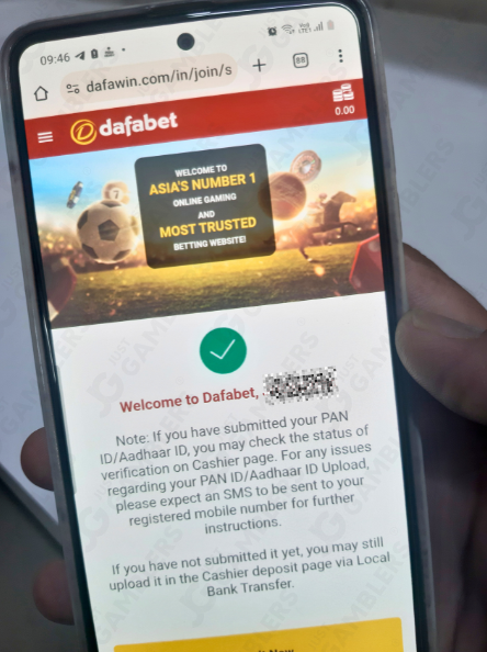 Dafabet Verify Documents
