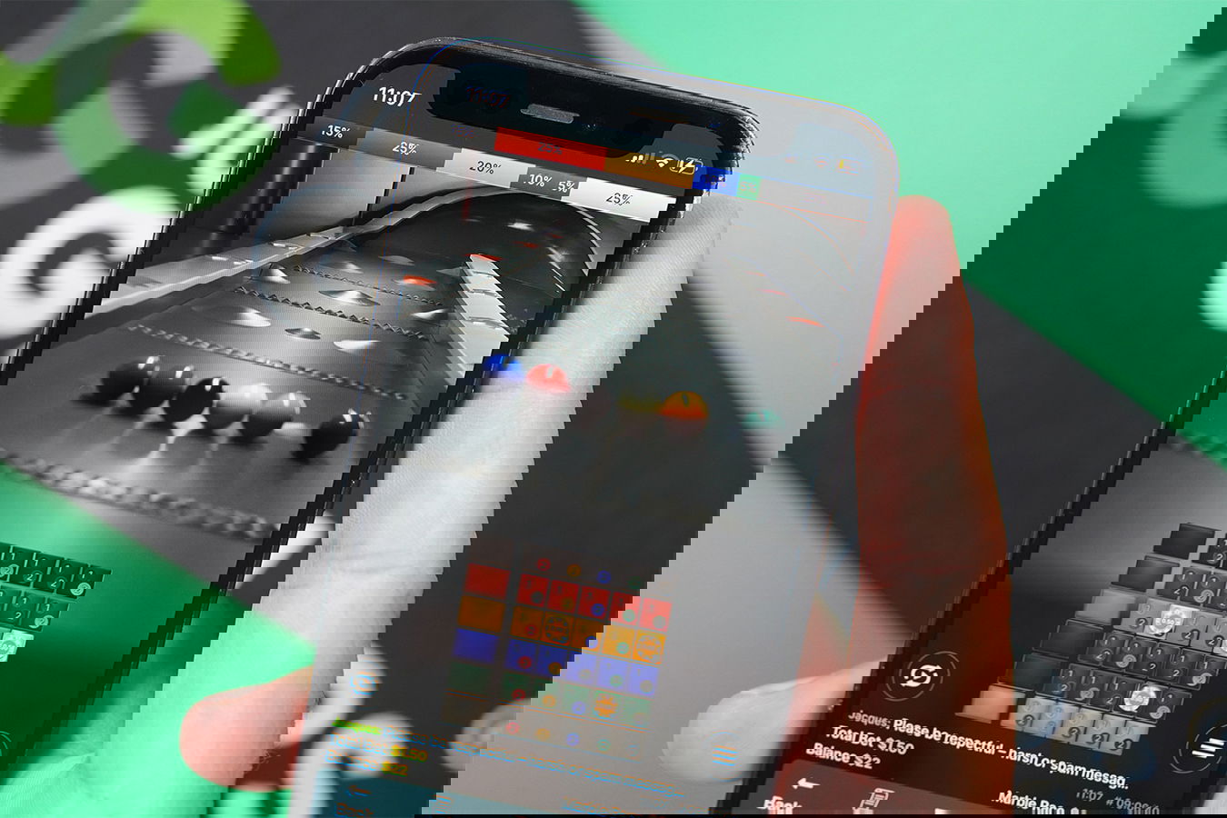 Photo From An DE Online Gambling Site