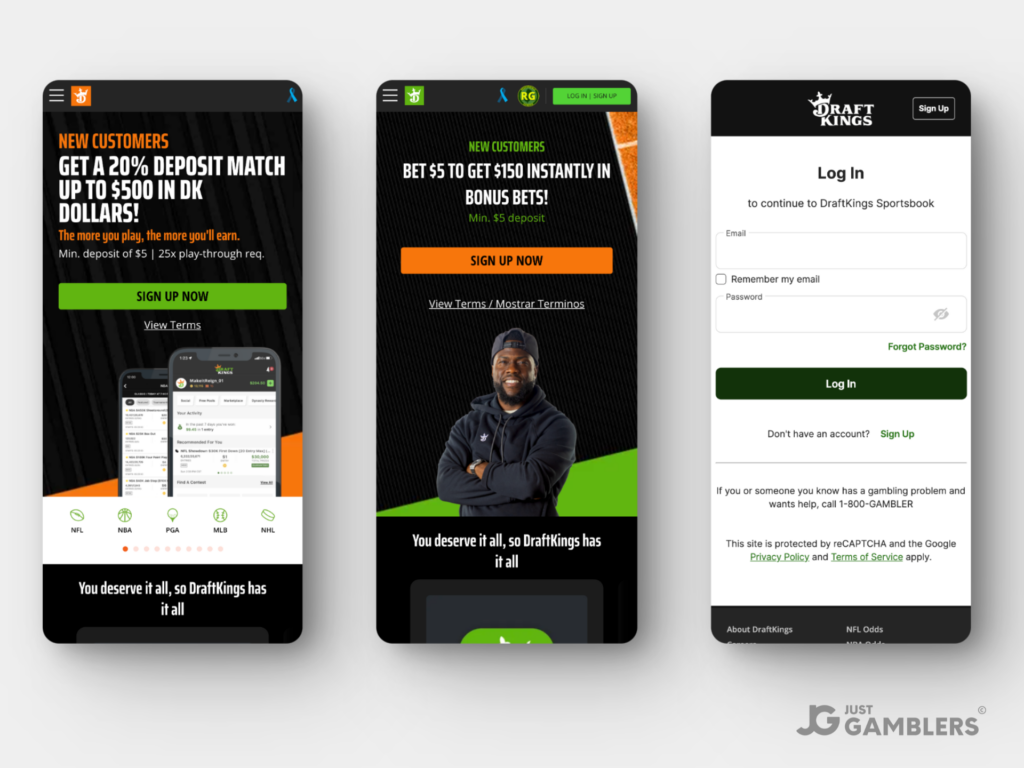 DrafKings Sportsbook Product Preview Mobile