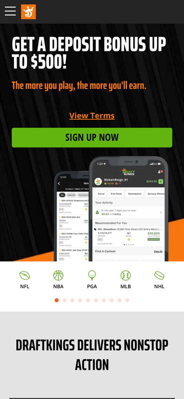 draftkings united states review mobile
