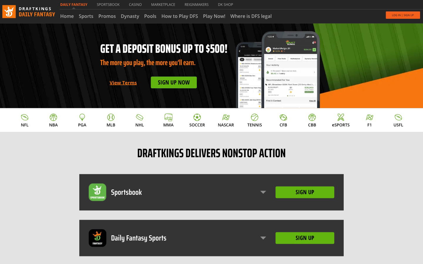 draftkings united states review