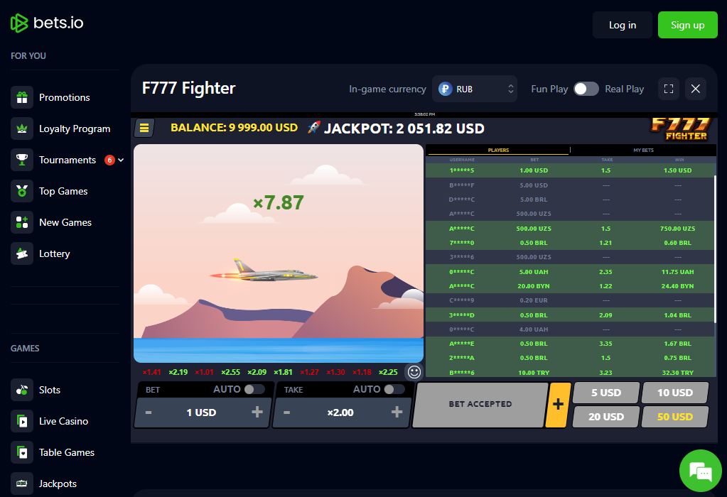 F777 Fighter Bets.io