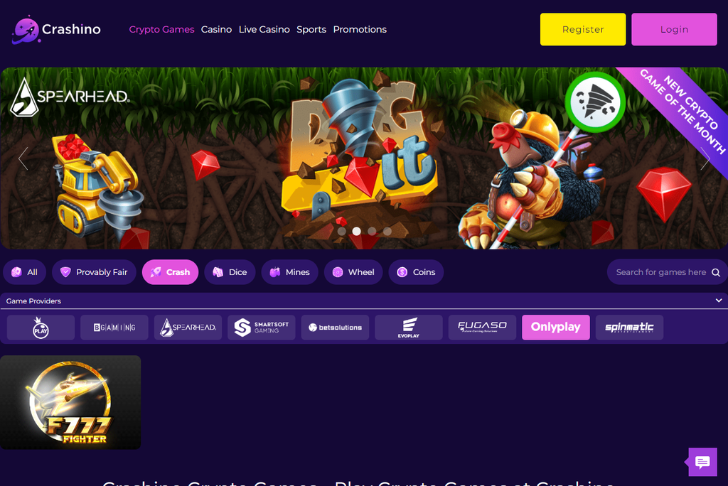 F777 Fighter Crashino