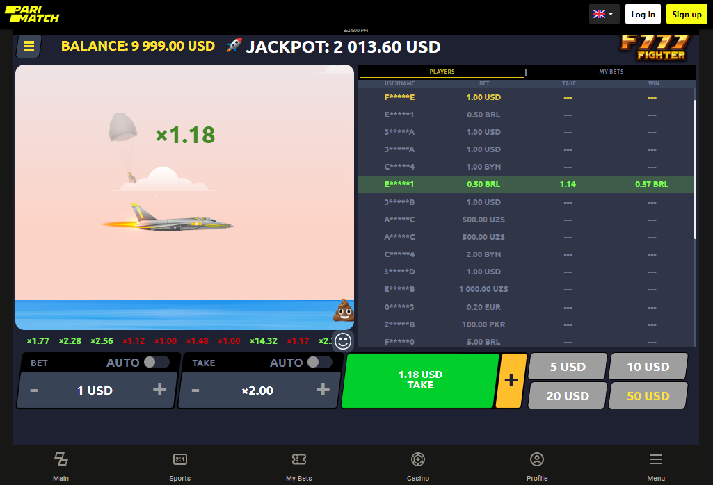 F777 Fighter Parimatch