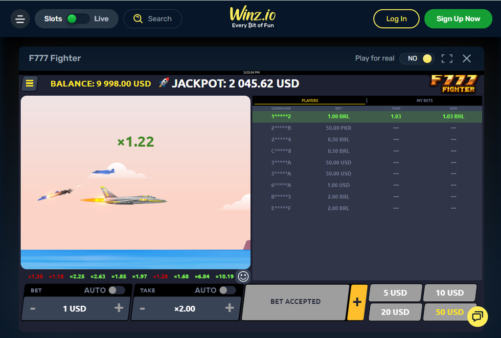 F777 Fighter Winz.io