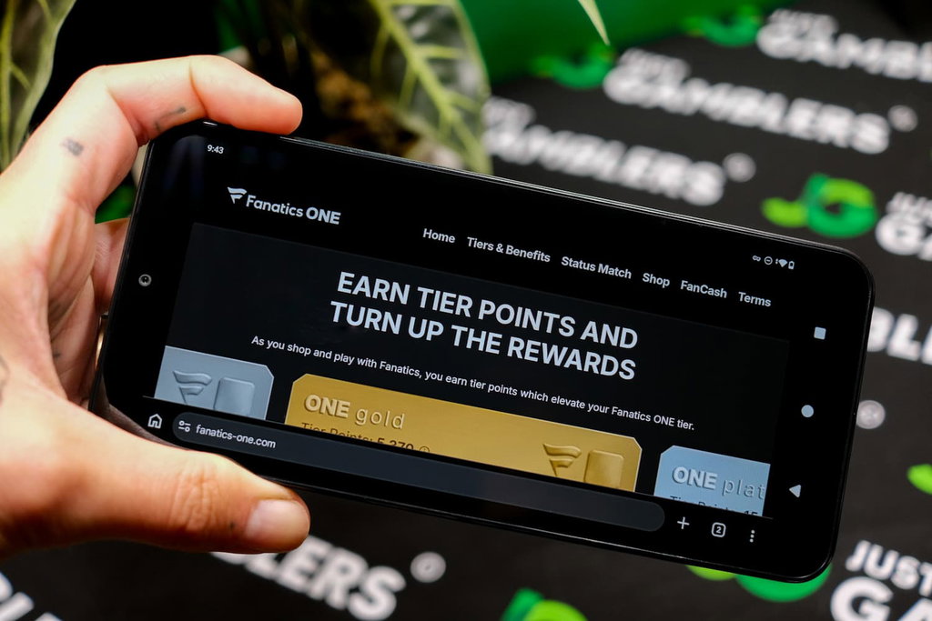 Photo of Fanatics Casino loyalty program.