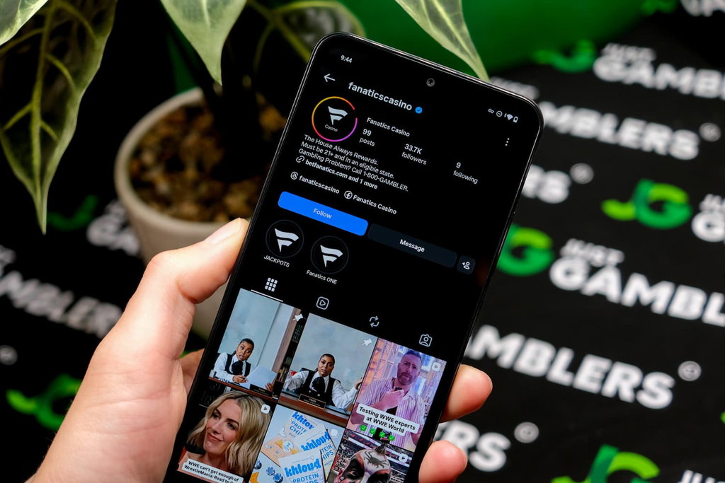 Photo of Fanatics Casino social media channel Instagram.