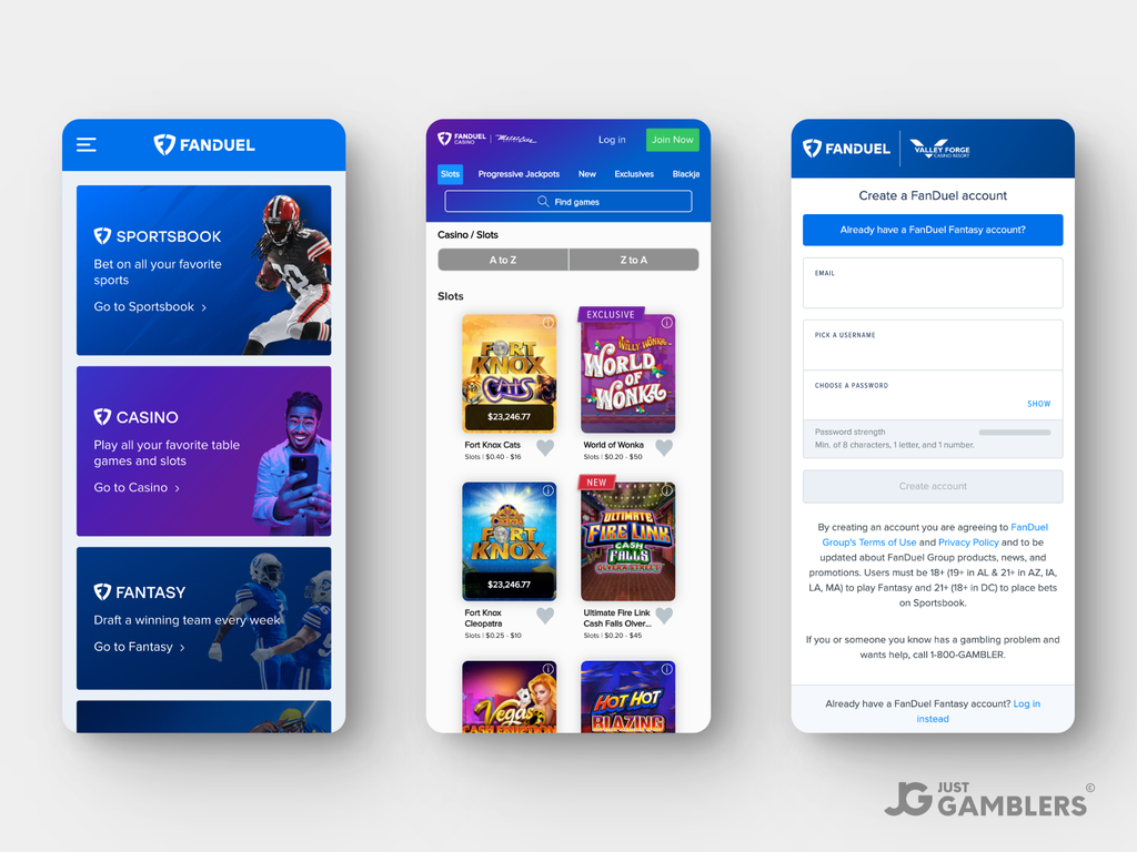 FanDuel Gambling NJ Product Preview Mobile