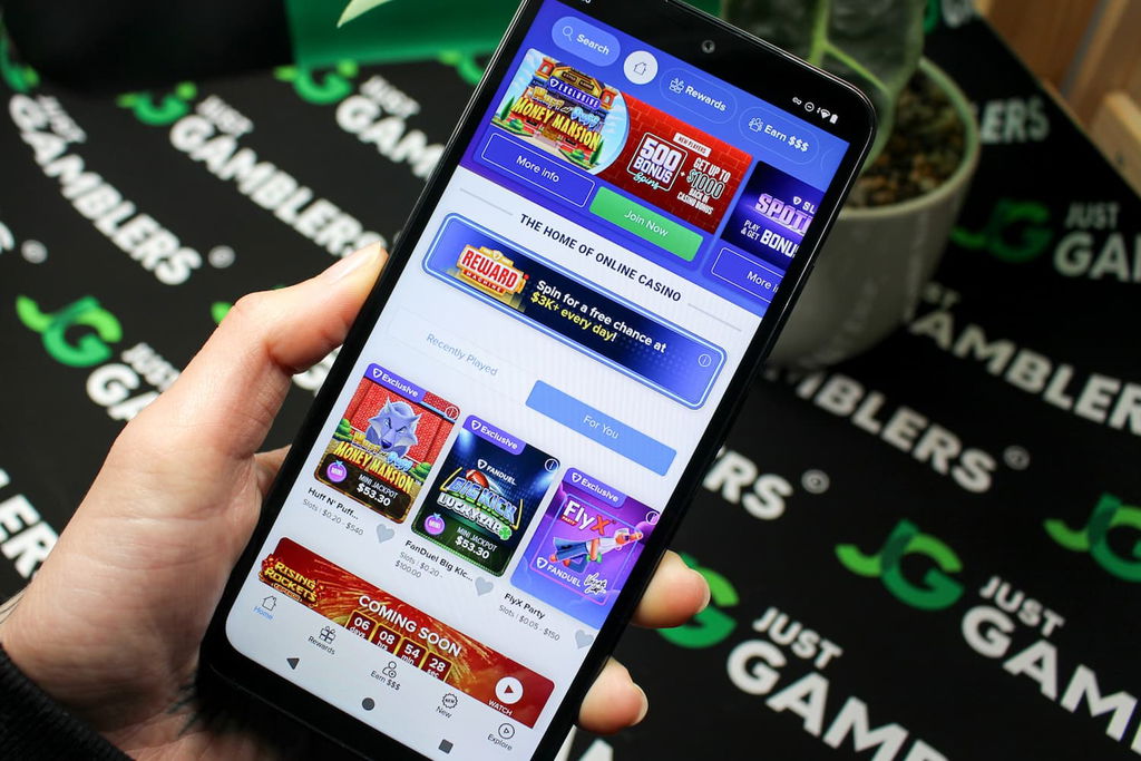 Photo of FanDuel CT online casino loaded on an iPhone.