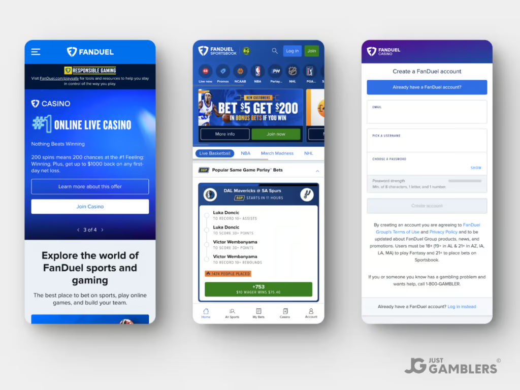 FanDuel Sportsbook Product Preview Mobile