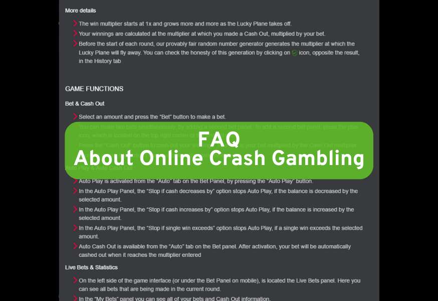FAQ About Crash Gambling