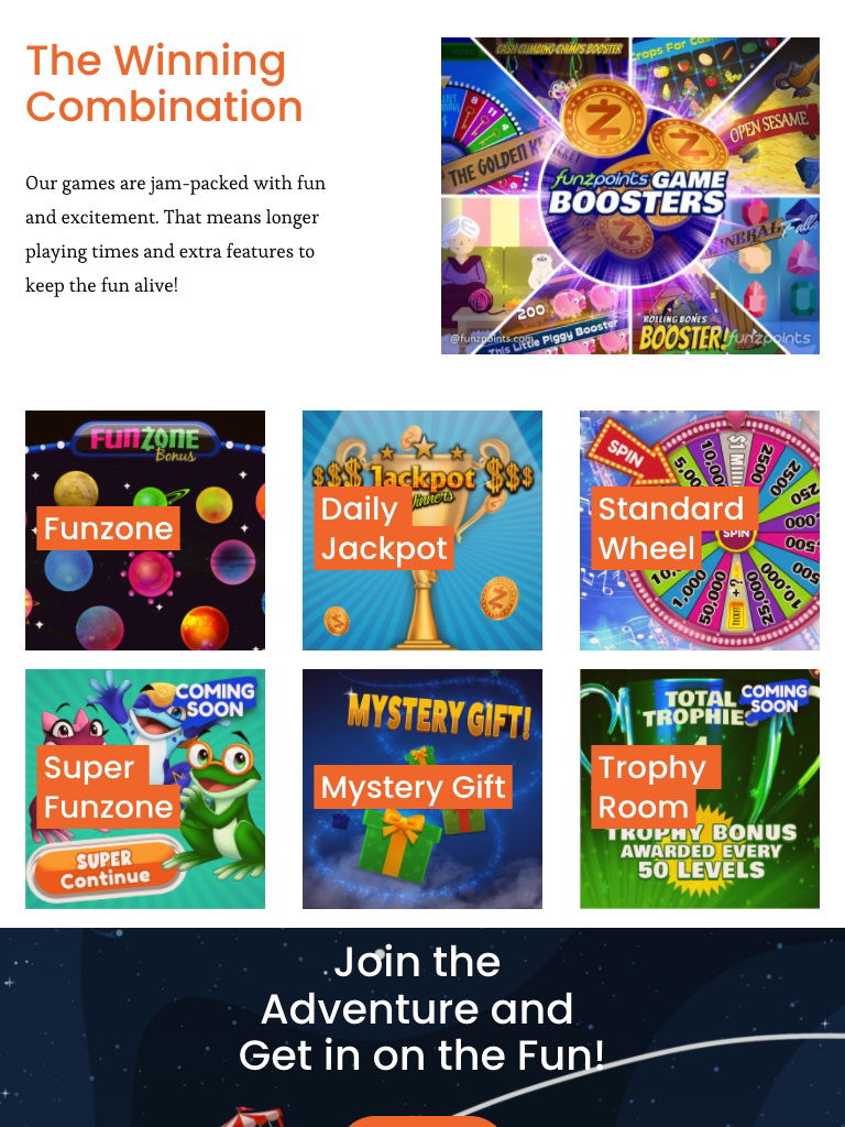 funzpoints casino tablet