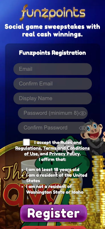 funzpoints register mobile